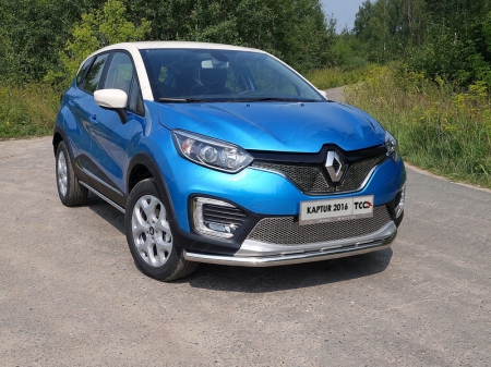 Renault Kaptur 2016- Защита передняя нижняя 60,3 мм